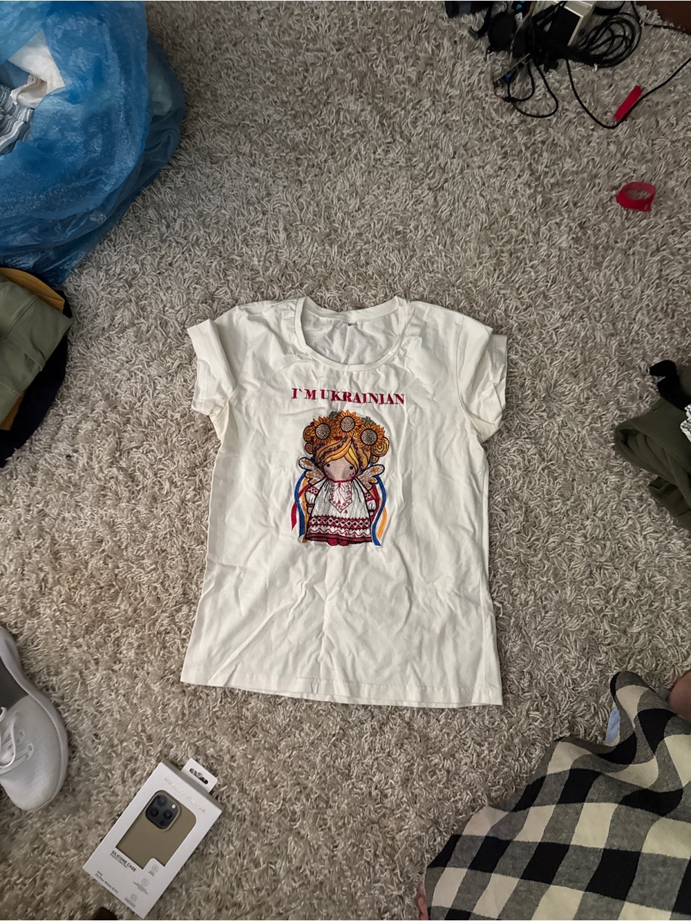 White Girls' "I'm Ukrainian" Graphic Tee